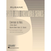 ADAM/HOLMES:CANTIQUE DE NOEL FOR FLUTE SOLO OR DUET WITH PIANO