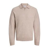 JACK & JONES Pulover JJESOHO OLLIE bež