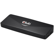club3D UHD polnilna postaja Club 3D USB 3.0 Dual-video 4K / črna