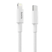 Hoco USB-C–Lightning kabel Hoco PD 3A 20 W, 1 m, X56, bel