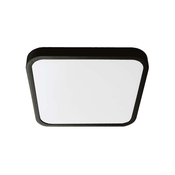 LED Kopalniška stropna svetilka LED/24W/230V IP44 3000K 29x29 cm črna