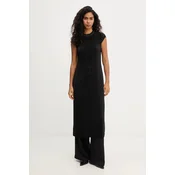 Obleka Calvin Klein siva barva, LV044E219G