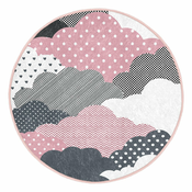 Ružičasti/sivi dječji tepih o 80 cm Comfort – Mila Home