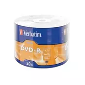 Verbatim - VERBATIM DVD-R 4.7GB 16X/50/600 DL WRAP/43791