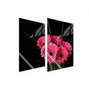 shumee ZAŠČITNA STEKLENA PLOŠČA ZA KUHINJO 2x35x52 GERBERA