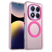 Hibridni ovitek Techsuit CandyCase MagSafe za Xiaomi Redmi Note 14 Pro 5G/Poco X7 - pink
