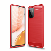 Ovitek za Samsung A72 5G/4G | Carbon vzorec | Rdeč