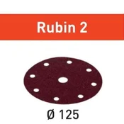 Brusni list Rubin 2 STF D125/8 P60 RU2/10 kos