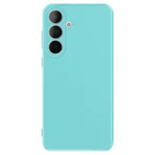 AVIZAR Silikonsko ohišje Soft-Touch za Galaxy S25 FE serije Fast Cover, Turkizna, (5000190183)