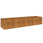 Vidaxl Dvignjena vrtna greda 194x50x36 cm kortensko jeklo