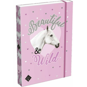 Kutija s elasticnom trakom Lizzy Card Wild Beauty Purple - A4