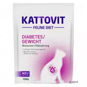 Kattovit diabetes/teža - Varčno pakiranje: 3 x 1,25 kg