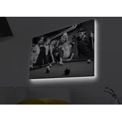 Opviq Slika na platnu sa LED osvetljenjem 45x70cm