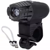 LED aku. sprednja kolesarska svetilka USB CREE XM-L2 IPX6