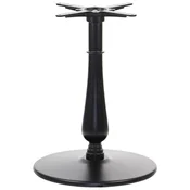 STEMA Podstavek za mizo iz litega železa SH-5013-10/B. Ima nastavljive noge. Spodnji del ima premer 54 cm. Višina 71 cm. Primerno za dom, pisarno, hotel in restavracijo. Črna.