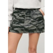 Superdry za ženske. W7210305A Krila Utility Parachute siva (S), Priložnostno, Kamuflaža, Bombaž