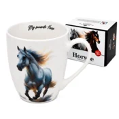 PORCELANSKA SKODELICA HORSES 350 ML