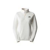 THE NORTH FACE Športen pulover 100 GLACIER 1/4 ZIP, bela