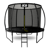Aga Aga SPORT EXCLUSIVE Trampolin 305 cm črn + zaščitna mreža + lestev, (21125334)