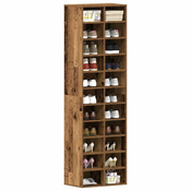 Ormaric za cipele staro drvo 54x34x183 cm konstruirano drvo