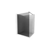 Mexen Kioto tuš zaslon Walk-in 70 x 200 cm, grafit 8 mm, črna - 800-070-101-70-40