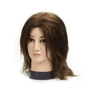 BraveHead Male Mannequin Head 100% Human Hair