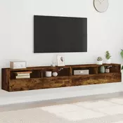 Zidni TV ormarici 2 kom boja hrasta 100 x 30 x 30 cm drveni