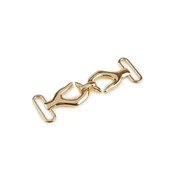 Okrasne zaponke za roke, 20 mm očesca - klasična zlata (30 parov)
