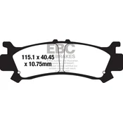 Klocki hamulcowe EBC FA701TT (kpl. na 1 tarcze)