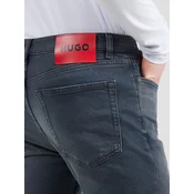 HUGO Jeans hlače 50556055 Mornarsko modra Extra Slim Fit