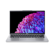 Acer ACER Swift Go SFG14-73-58Y4 Intel Core Ultra 5 125U 14inch 2.2K IPS 32GB LPDDR5X 1TB PCIe SSD Intel HD Graphics W11H Pure Silver prenosni računalnik, (21565898)