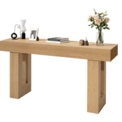 VEVOR Konsolna miza 160x35x85 cm Burlywood
