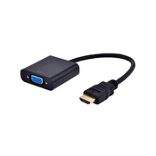 Gembird gembird a-hdmi-vga-04 video kabelski adapter 0,15 m vga (d-sub) hdmi tip a (standard) črn