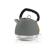 Nedis KAWK520EGY - Grelnik vode 1,8 l 1850-2200W/230V siva