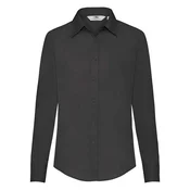 FRUIT OF THE LOOM F17•LADIES LONG SLEEVE POPLIN SHIRT