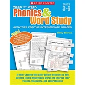 Week-by-week Phonics & Word Study Activities for the Intermediate Grades