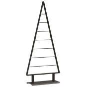 Metalna božicna jelka s stalakom Crna 125,5 cm Celik