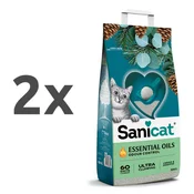 Sanicat posip Essential Oils, cedar in evkaliptus - 10 kg 2 x 10 kg