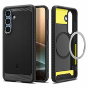 Ovitek Spigen Rugged Armor MagFit za Samsung Galaxy S25 - matte black