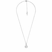 Michael Kors Srebrna ogrlica z bleščečim obeskom MKC1108AN040 (verižica, obesek)
