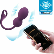 Pretty Love Elvira Kegel Balls with App Global Remote Control Series Purple