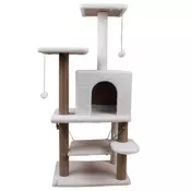 Paws & Whiskers Kucica za macke, Bela