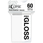 Štitnici za karte Ultra Pro - Eclipse Gloss Small Size, Arctic White (60 kom.)