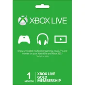 Xbox Live Gold 1 mesec za XBOX ONE & XBOX SERIES