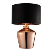 Endon 61149 - Stona lampa WALDORF 1xE27/10W/230V bakrena/crna