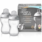 Tommee Tippee C2N Closer to Nature bocica za bebe 3 m+ 2 kom