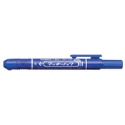 permanentni marker, 1,3 mm, potisni mehanizem, ZEBRA Mckie Retractable, moder