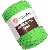 Yarn Art Macrame Rope 3 mm 3 mm 63 m 802 Neon Green Vrvica