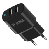 Omrežni polnilnik 2 x USB A 12W 2.4A