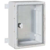 vidaXL Kontrolna omara IP65 Vodoodporna Siva 25x13x33 cm ABS Plastika